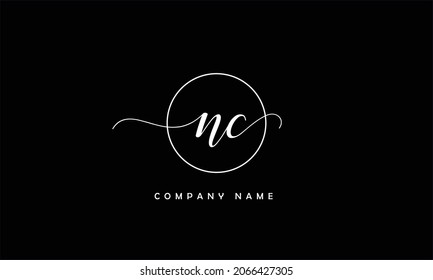 NC, CN Alphabets Letters Logo Monogram