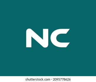 NC CN logo design vector template