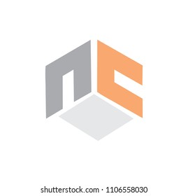 nc, cn, NOC, CON, OCN initials company logo