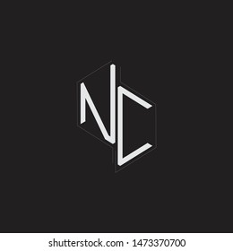 Similar Images, Stock Photos & Vectors of N logo letter, monogram of ...