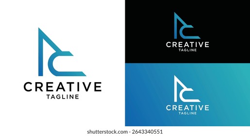 Cartas NC Logotipo profissional para todos os tipos de empresas