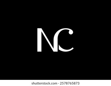 NC logo desing and monogram logo
