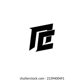 logotipo NC, N y C, NC Moderno, NC Lettering
