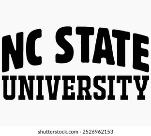 NC State University Svg,State University Svg,Mascot School Shirt,Game Day Shirt,Football Quotes Svg,Cut File,Silhouette