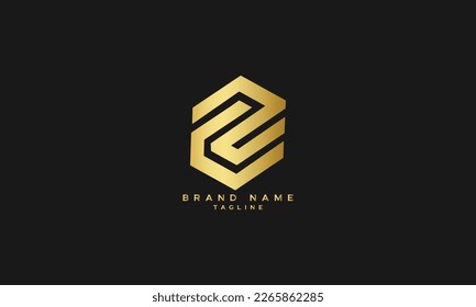 NCD, NUD, NDU, NU, UN, Abstract initial monogram letter alphabet logo design