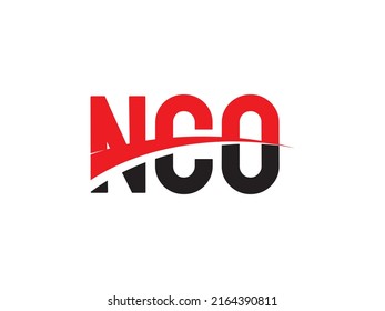 NCO-Brief kreatives, modernes, elegantes Logo-Design