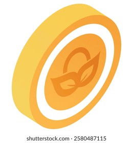 ncog gold coin vector illustration