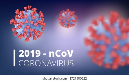 Ncov poster. Realistic flu bacteria poster protection china global cancer placard vector microorganism