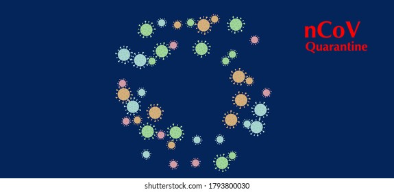 nCoV Quarantine Vector Banner. Business Information During Coronavirus Quarantine. Virus Protection Flat Corona Web Page. nCoV Quarantine Vector Banner. Flat Cartoon Coronavirus Medical Design.
