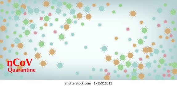 nCoV Quarantine Vector Banner. Virus Protection Flat Corona Web Page. Business Information During Coronavirus Quarantine. nCoV Quarantine Vector Banner. Flat Cartoon Coronavirus Medical Poster.