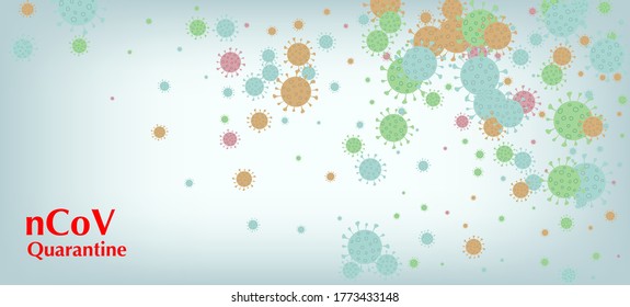 nCoV Quarantine Vector Banner. Virus Protection Flat Corona Web Page. Business Information During Coronavirus Quarantine. nCoV Quarantine Vector Banner. Flat Cartoon Coronavirus Medical Design.