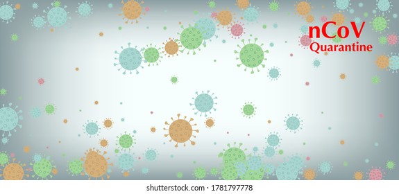 nCoV Quarantine Vector Banner. Virus Protection Flat Corona Web Page. Flat Cartoon Coronavirus Medical Design. nCoV Quarantine Vector Banner. Business Information During Coronavirus Quarantine.