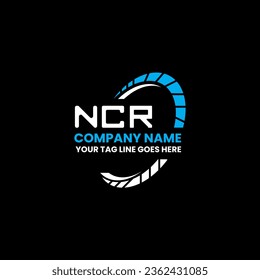 NCR letter logo vector design, NCR simple and modern logo. NCR luxurious alphabet design  