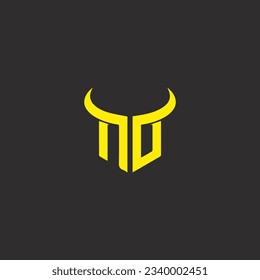 ND Bull creative and modern vector logo design