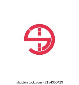 n+d circle based logo concept or icon