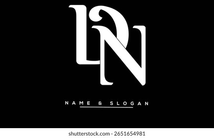 ND, DN Abstract Letters Logo Monogram
