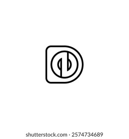 ND DN Alphabet Initial Logo with a Stylish Touch
