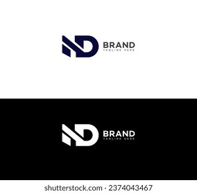 ND, DN letter branding logo