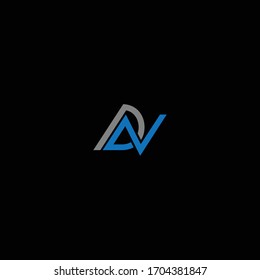 ND or DN letter designs with black and white background for logo and icons
