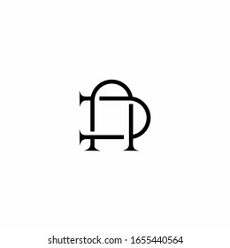 ND DN Letter Initial Logo Design