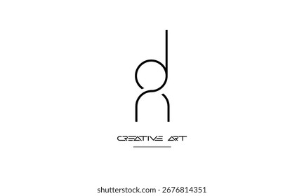 ND, DN, N, D letras abstratas monograma de logotipo