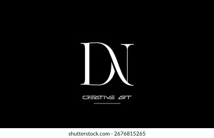 ND, DN, N, D abstrakte Buchstaben Logo-Monogramm