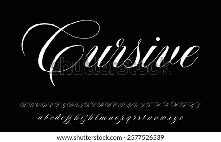 nd drawn vector alphabet. Modern monoline signature script font. Elegant Signature Font. Best Alphabet Beautiful Calligraphy Signature Font