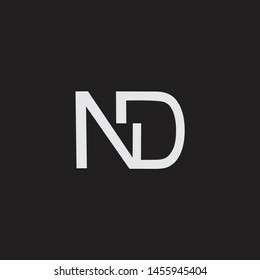 Nd Logo Letter Initial Logo Designs Stock Vector (Royalty Free) 1523920688