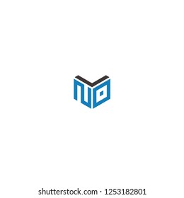 nd initial logo icon vector templet