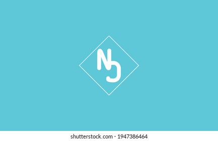 Diseño del logotipo de la carta ND con un estilo sencillo