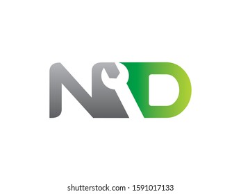 ND Letter logo or symbol template design