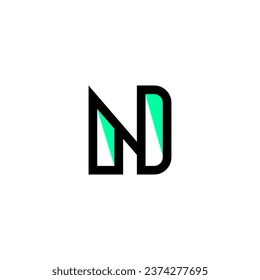 ND Logo Design. Letter N Icon