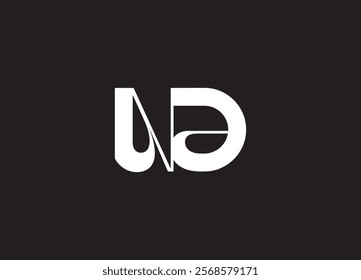 ND Logo Design Template Vector Graphic Branding Element.
