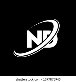 ND N D letter logo design. Initial letter ND linked circle uppercase monogram logo red and blue. ND logo, N D design. nd, n d