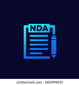 NDA document icon, Non-Disclosure Agreement