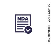 NDA icon, Non Disclosure Agreement