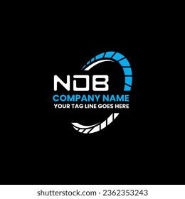 NDB letter logo vector design, NDB simple and modern logo. NDB luxurious alphabet design  