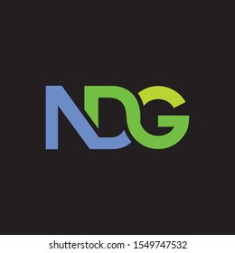 NDG company group linked letter logo design with high resolution