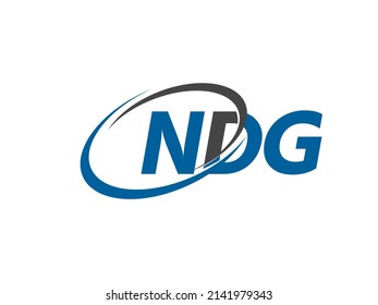 NDG-Brief kreatives, modernes, elegantes Logo-Design