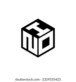 NDI letter logo design in illustration. Vector logo, calligraphy designs for logo, Poster, Invitation, etc.