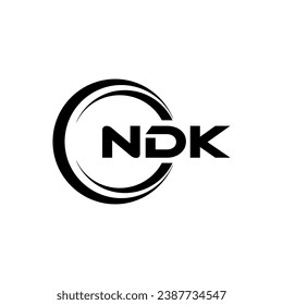 NDK Logo Design, Inspiration for a Unique Identity. Modern Elegance and Creative Design. Watermark Your Success with the Striking this Logo.