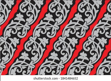 ndonesian decorative motifs, which are very artistic with very distinctive colors, suitable for various purposes, vector EPS 10, Batik