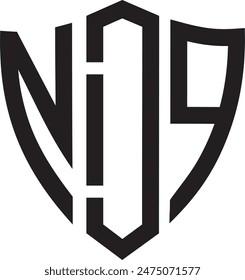 Diseño de logotipo de NDP Shield, ícono, símbolo, archivo de Vector 