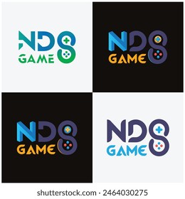 NDS Gaming Logo Mockup Design