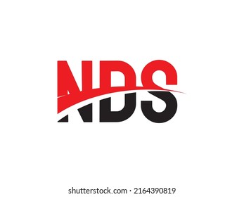 NDS letter creative modern elegant swoosh logo design