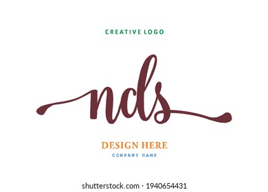 NDS lettering logo is simple, easy to understand and authoritative