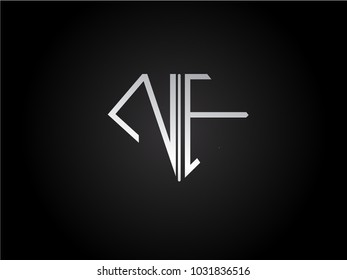 NE diamond shape silver color design