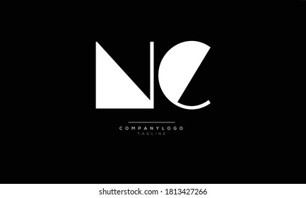 NE initials monogram letter text alphabet logo design