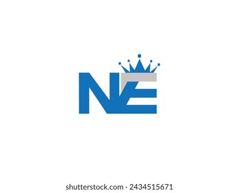 NE Letter Logo Vector Art, Icons, and Graphics