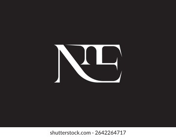 NE Logo Design Creative and Modern Logo Design
